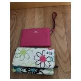 COACH WRISTLET AND FLORAL WALLET