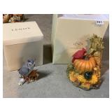 LENOX AUTUMN HARVEST CENTER PIECE AND MIDNIGHT