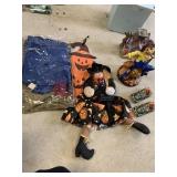 PUMPKIN FILLED TRUCK, PARTY LITE HOUSE, PUMPKIN