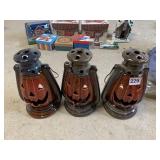 THREE PUMPKIN LANTERNS