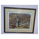 TREE PRINT SIGNER LOWER RIGHT