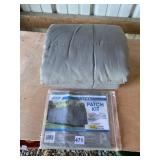 9 X 6 NEW COVER PATCH KIT AND TRANQUILTY BLANKET