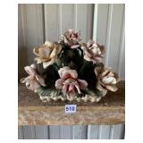 MOLLICA CAPODIMONTE FLOWER ARRANGEMENT (SEE