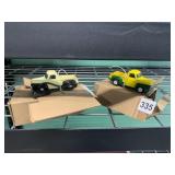 TWO VINTAGE STYLE PICK-UP TRUCKS