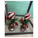 PEDESTAL CANDLE HOLDERS