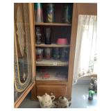 TEACUP/POT, PLASTIC GLASSES ETC.