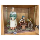 OLD MAN FIGURINE AND WOMAN
