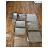 BAKING PANS, PYREX, HEAVY DUTY 5 RECTANGLE