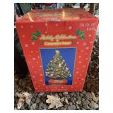 CHRISTOPHER RADKO LIGHTED HOLIDAY TREE IN BOX
