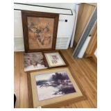 DOG AND OTHER FRAMED PICTURES ONE PAUL WHITNEY