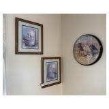 GEESE PICTURE AND ANIMAL THERMOMETER