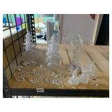 ACRYLIC TREES, REINDEER, TREE