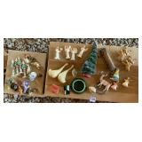 MINI FIGURES, TREE, DEER,