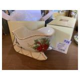 TWO MIKASA SLEIGHS IN BOXES