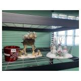REINDEER AND SNOWMAN FIGURE