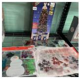 LEXMAX FIBER OPTIC TREE, GEL DECORATIONS