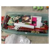 OVERSIZED TOTE FILLED WITH WRAPPING PAPER