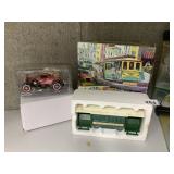 CABLE CARS W/ COLOGNE AND VINTAGE REPLICA CAR