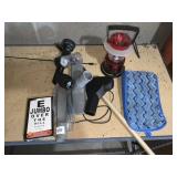 LANTERN, DUSTING CLOTH, ETC.