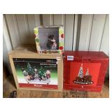 LAB CHRISTMAS ORNAMENT, LED RESIN SNOWMAN, &