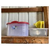 STERLITE CONTAINER WITH SCOOP