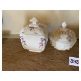 WESTMORELAND COVERED CANDY DISHES