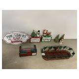 DIE CAST CAR W/ TREE OVAL LEAF BASKET, FUN AND