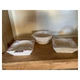 WESTMORELAND ASHTRAY AND BOWLS