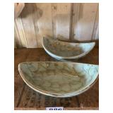 HAND PAINTED FELFT BOWLS