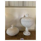 DIAMOND POINT WESTMORELAND COMPOTE & CANDY DISH
