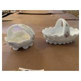 WESTMORELAND SPLIT BASKETS HAND PAINTED