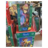 TIGGER AND POOH FIGURES IN BOXES