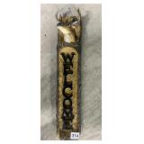 WELCOME WALL HANGER 21" L