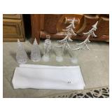 12" H TO 18" H SNOWMAN AND TREES AND LAYOUT CLOTH