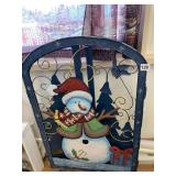 TIN SNOWMAN 3 SECTION SCREE