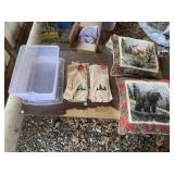 NEW OUTDOOR SCENE TOWELS AND PILLOWS