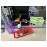 MILWAUKEE TOOLBOX AND HEAD LAMP & NEW SOLDERING