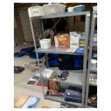 METAL SHELF 59" H X 30" W X 12" D