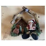 SANTA/CABIN WALL HANGER