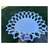 WESTMORELAND WHITE MILK GLASS DISH