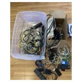 ASSORTED CABLES, QUICK CHARGER ETC.