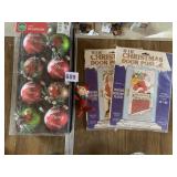 CHRISTMAS ORNAMENTS IN BOXES