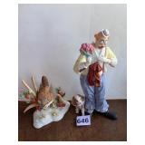 LENOX CLOWN AND MARSH WREN BY LENOX