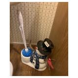 SNOWMAN TOILET BRUSH