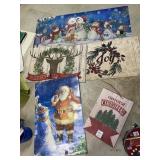 CHRISTMAS THEME DOOR MATS AND GIFT BAGS