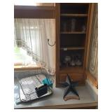 SOUTHWEST MOTIF GLASSES, STAR, DISH RACK ETC.