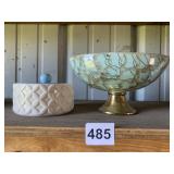 FOOTED DISH AND PLANTER