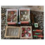 CHRISTMAS ORNAMENTS IN BOXES