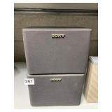 2 SONY MODEL SS-U31 SPEAKERS