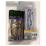 NEW READING GLASSES
